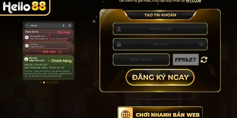 Nhận diện dấu hiệu cơ bản của Hitclub thật