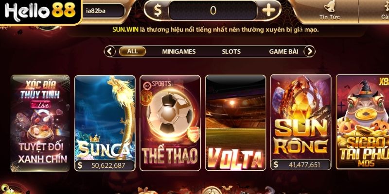 Tình trạng Sunwin giả mạo người nổi tiếng